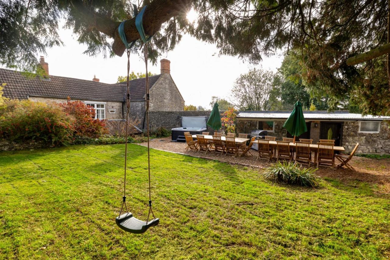 Topside House - Beautiful 7 Bedroom House With Hottub Wifi And Parking Near Bath Wells Frome Oakhill Exterior foto
