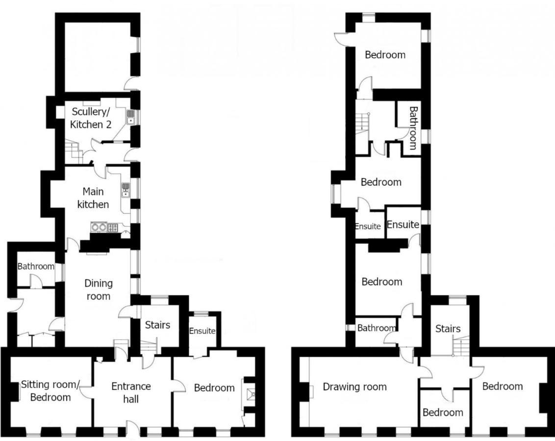 Topside House - Beautiful 7 Bedroom House With Hottub Wifi And Parking Near Bath Wells Frome Oakhill Exterior foto